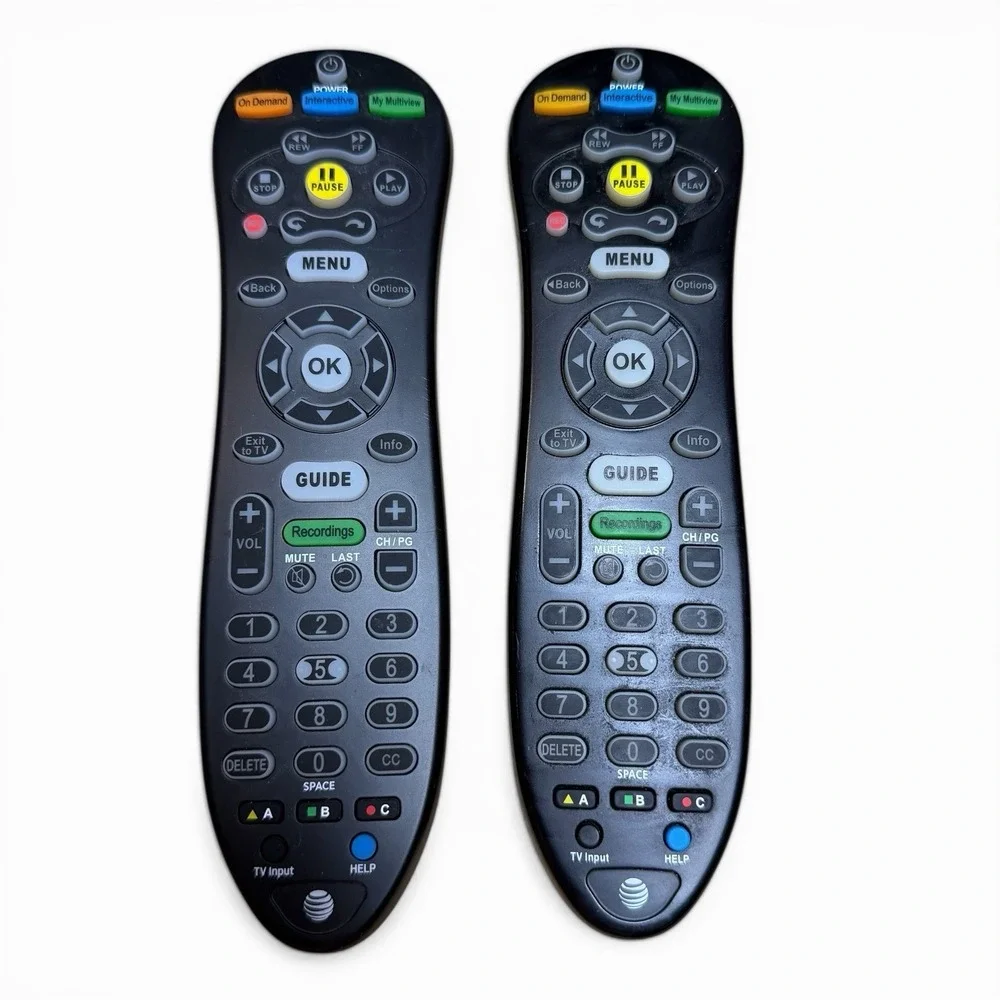 AT&T U-verse S30-S1A Universal Remote Control Powers Up Tested OEM Lot Of 2